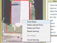 Direct sketching on minimap for indentifying buildings